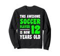 12 Year Old Happy 12Th Birthday Sweatshirt - Trendy Graphic Men Women - T-Shirt, Sweatshirt, Hoodie
