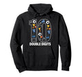 10 Soccer Birthday Double Digits Hoodie - Casual Everyday Wear Unisex - T-Shirt, Sweatshirt, Hoodie