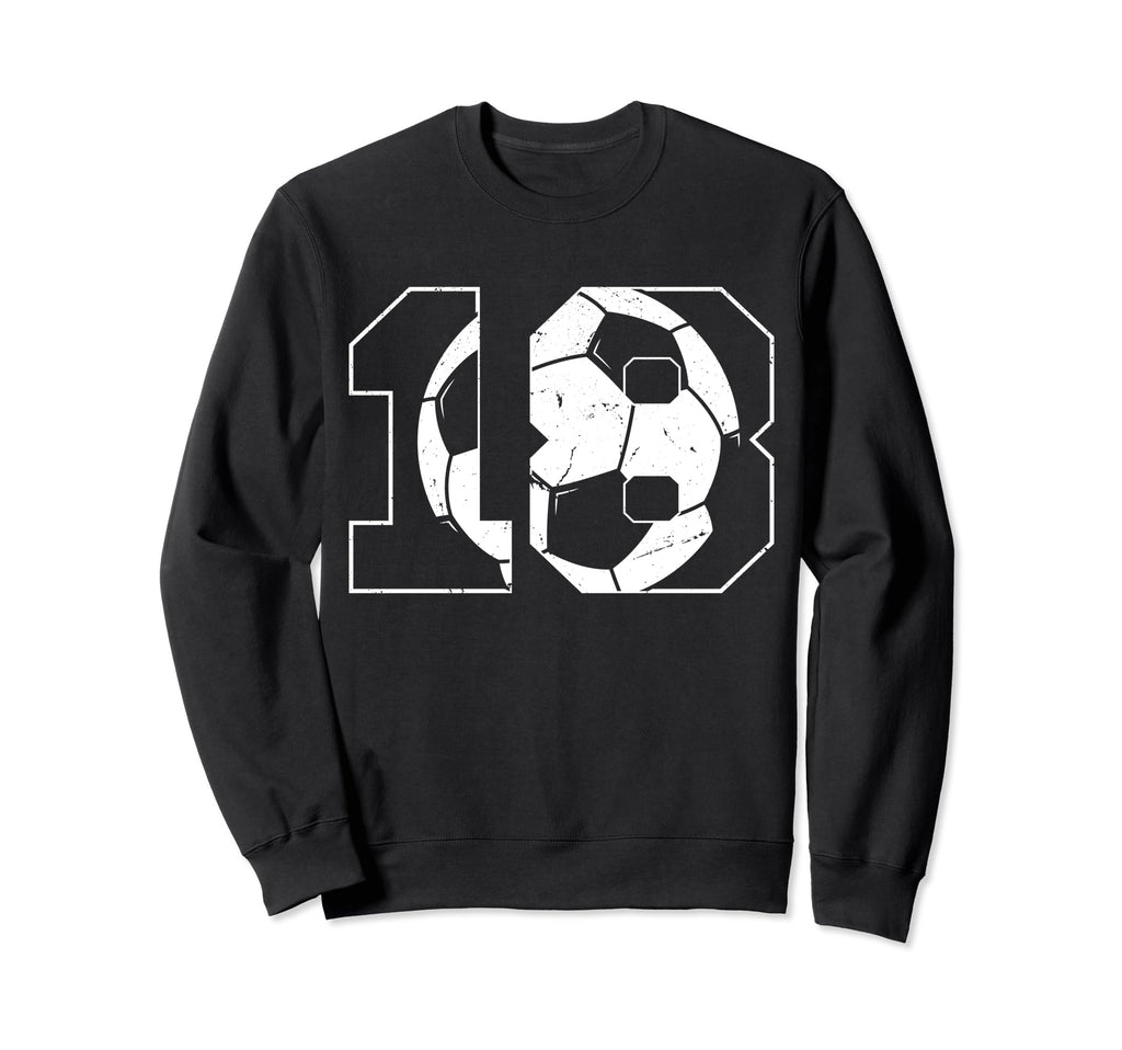 18Th Birthday Soccer Player Football Sweatshirt - Custom Art Print Unisex - T-Shirt, Sweatshirt, Hoodie