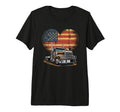 American Flag Trucker Dad Big Rig T-Shirt - Minimalist Print Unisex - T-Shirt, Sweatshirt, Hoodie