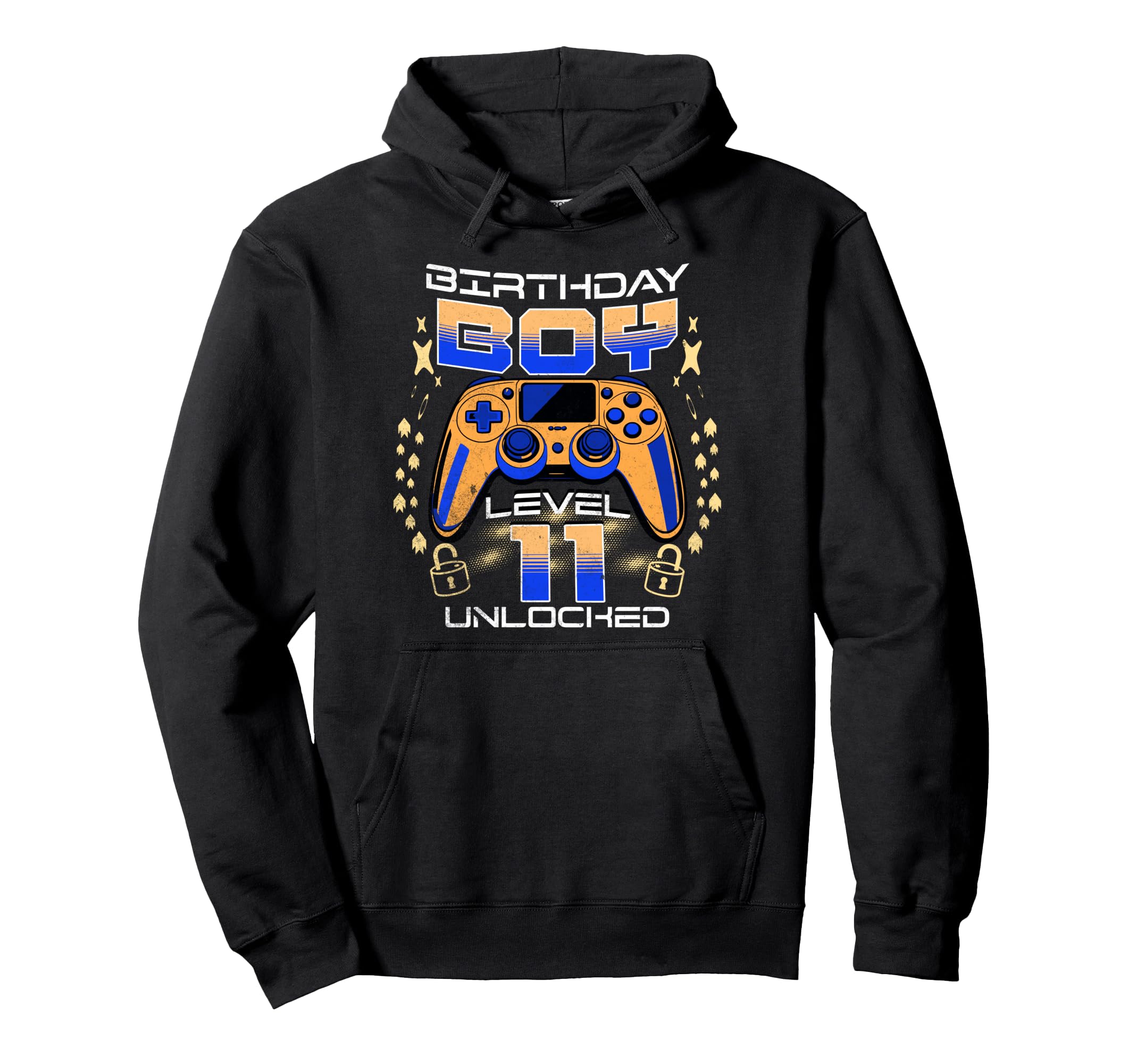 11Th Birthday Gaming Gift Age 11 Year Hoodie - Minimalist Print for Adults - T-Shirt, Sweatshirt, Hoodie