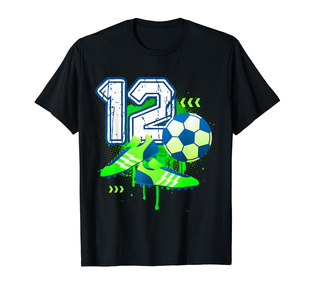 12Th B Day Soccer Football Sport 12 T-Shirt - Streetwear Style Men Women - T-Shirt, Sweatshirt, Hoodie
