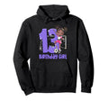 13Th Birthday Soccer Melanin Party Hoodie - Streetwear Style Unisex - T-Shirt, Sweatshirt, Hoodie