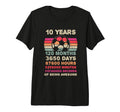10 Year Old Soccer Birthday Tenth T-Shirt - Fun Novelty Design for Adults - T-Shirt, Sweatshirt, Hoodie