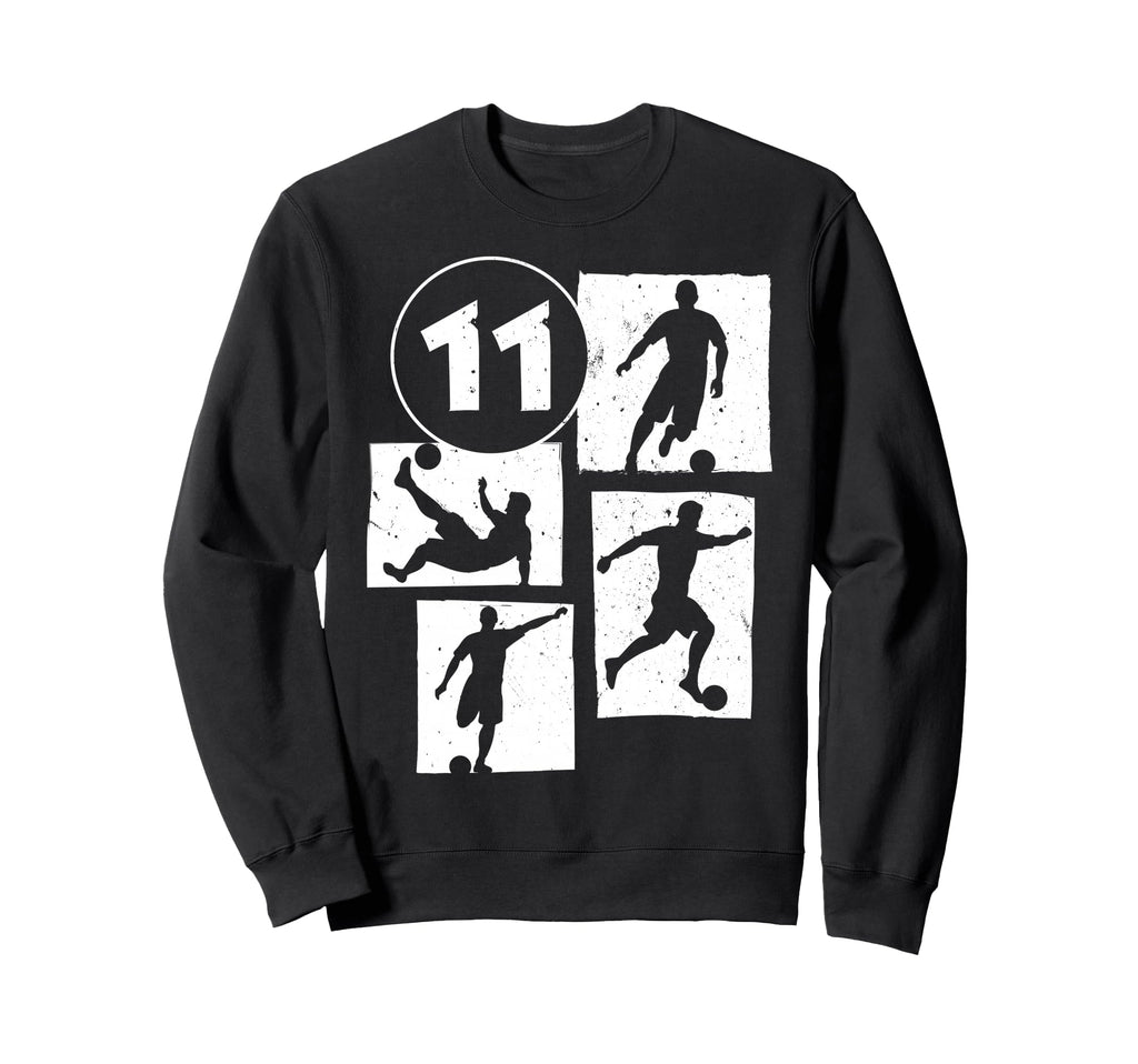 11Th Birthday Soccer Player Sweatshirt - Novelty Apparel Men Women - T-Shirt, Sweatshirt, Hoodie