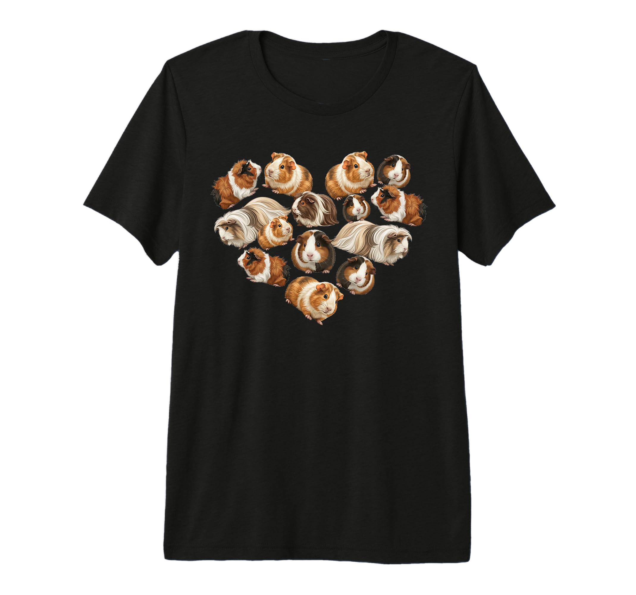 Guinea Pig Owner Heart Guinea Pig T-Shirt - Casual Everyday Wear Unisex - T-Shirt, Sweatshirt, Hoodie