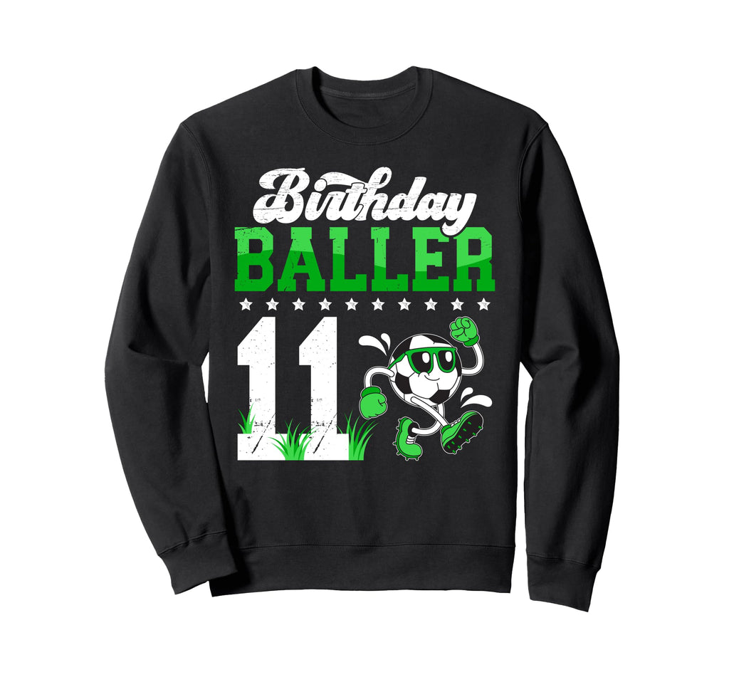 11Th Soccer Birthday Party Eleven Sweatshirt - Minimalist Print Unisex - T-Shirt, Sweatshirt, Hoodie