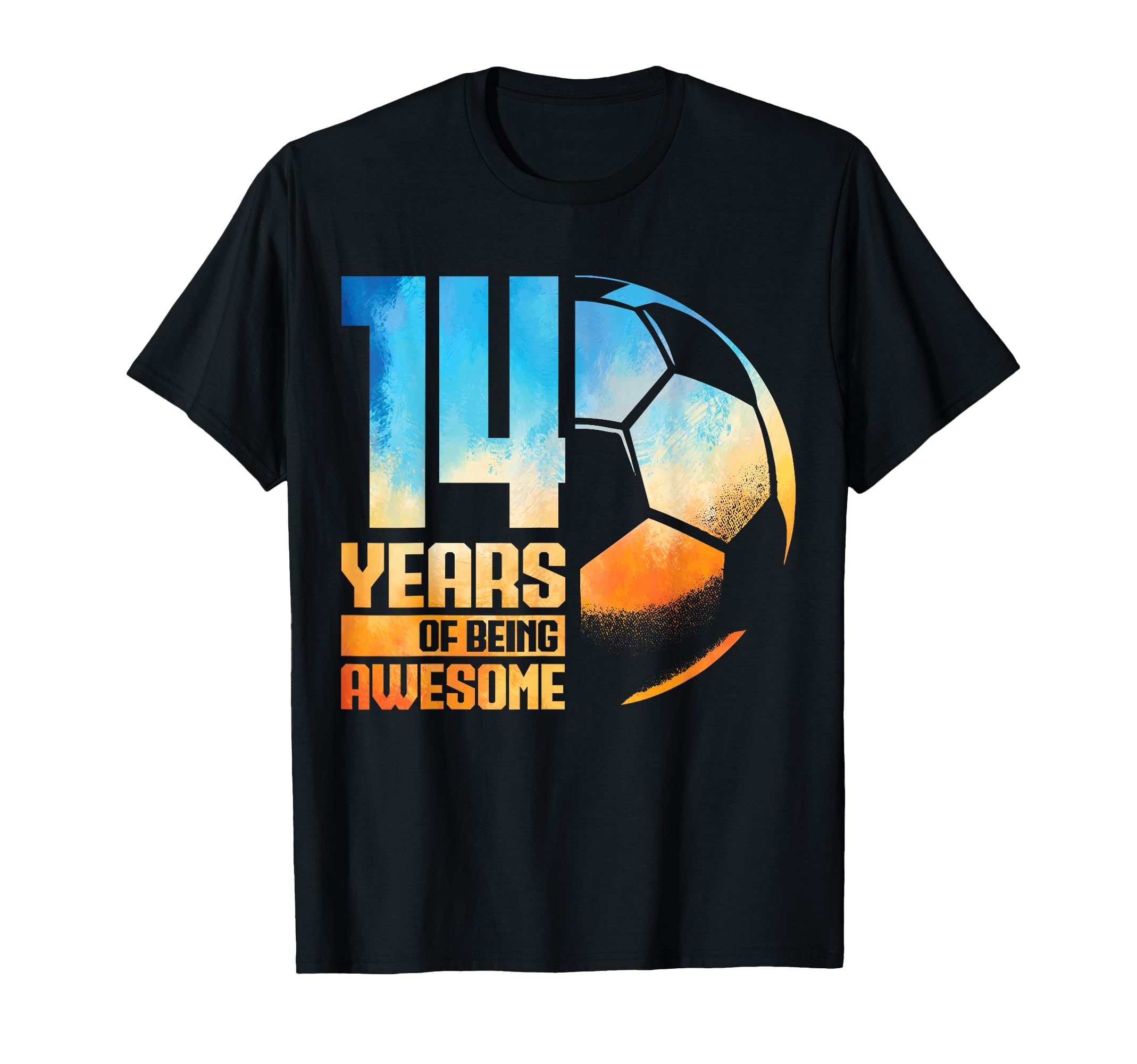 14Th Birthday Soccer Player Football 14 T-Shirt - Unique Graphic Men Women - T-Shirt, Sweatshirt, Hoodie