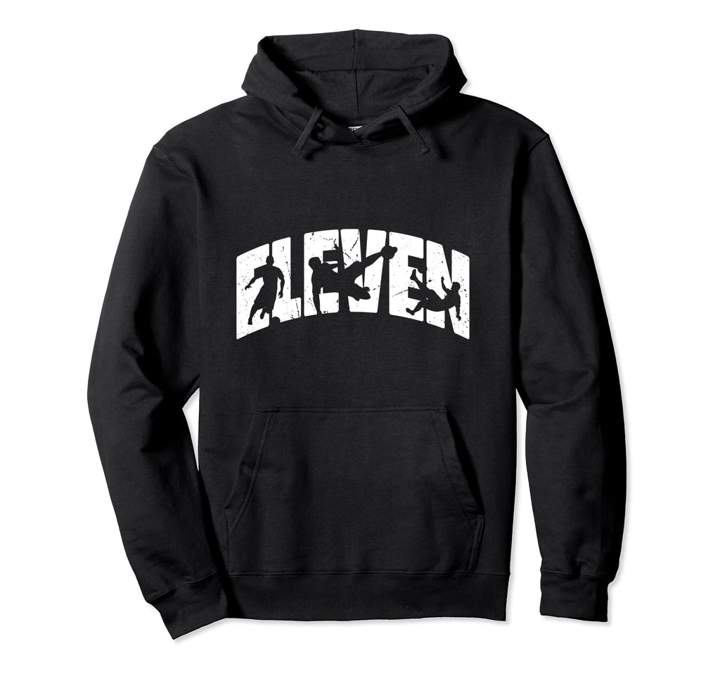 11Th Birthday Soccer 11 Years Old Hoodie - Unique Graphic Men Women - T-Shirt, Sweatshirt, Hoodie
