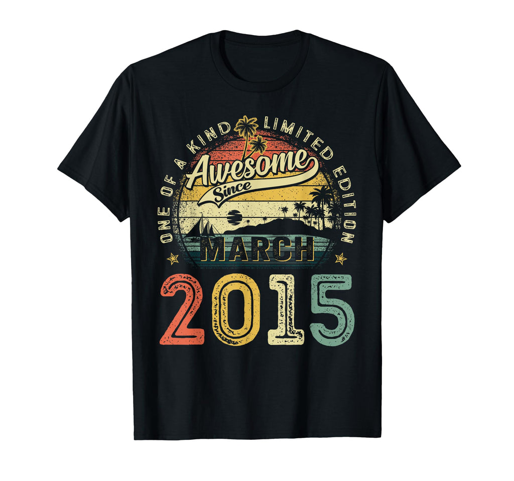 10 Years Old March 2015 10Th Birthday T-Shirt - Streetwear Style Unisex - T-Shirt, Sweatshirt, Hoodie