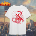 Santa Skeleton Hot Cocoa Christmas 2025 - Adult & Kids T-Shirts, Sweatshirts & Hoodies apparel design preview 1