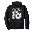 16Th Birthday Soccer Player Football 16 Hoodie - Unique Graphic Men Women - T-Shirt, Sweatshirt, Hoodie
