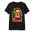 Tis Season Shih Tzu Tree Mom Dad Owner T-Shirt - Trendy Graphic Men Women - T-Shirt, Sweatshirt, Hoodie