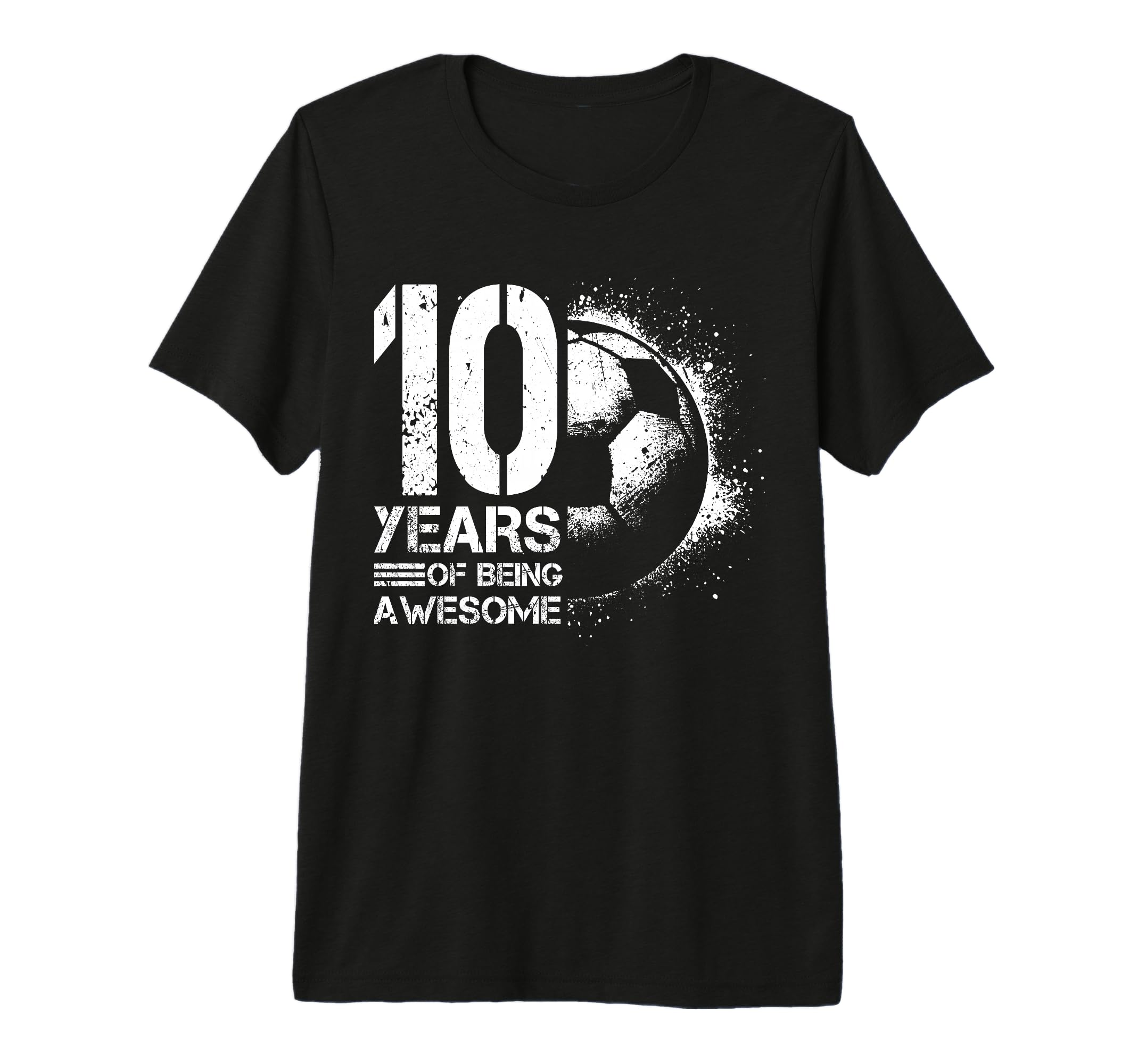 10Th Birthday Soccer Player Football 10 T-Shirt - Unique Graphic Men Women - T-Shirt, Sweatshirt, Hoodie