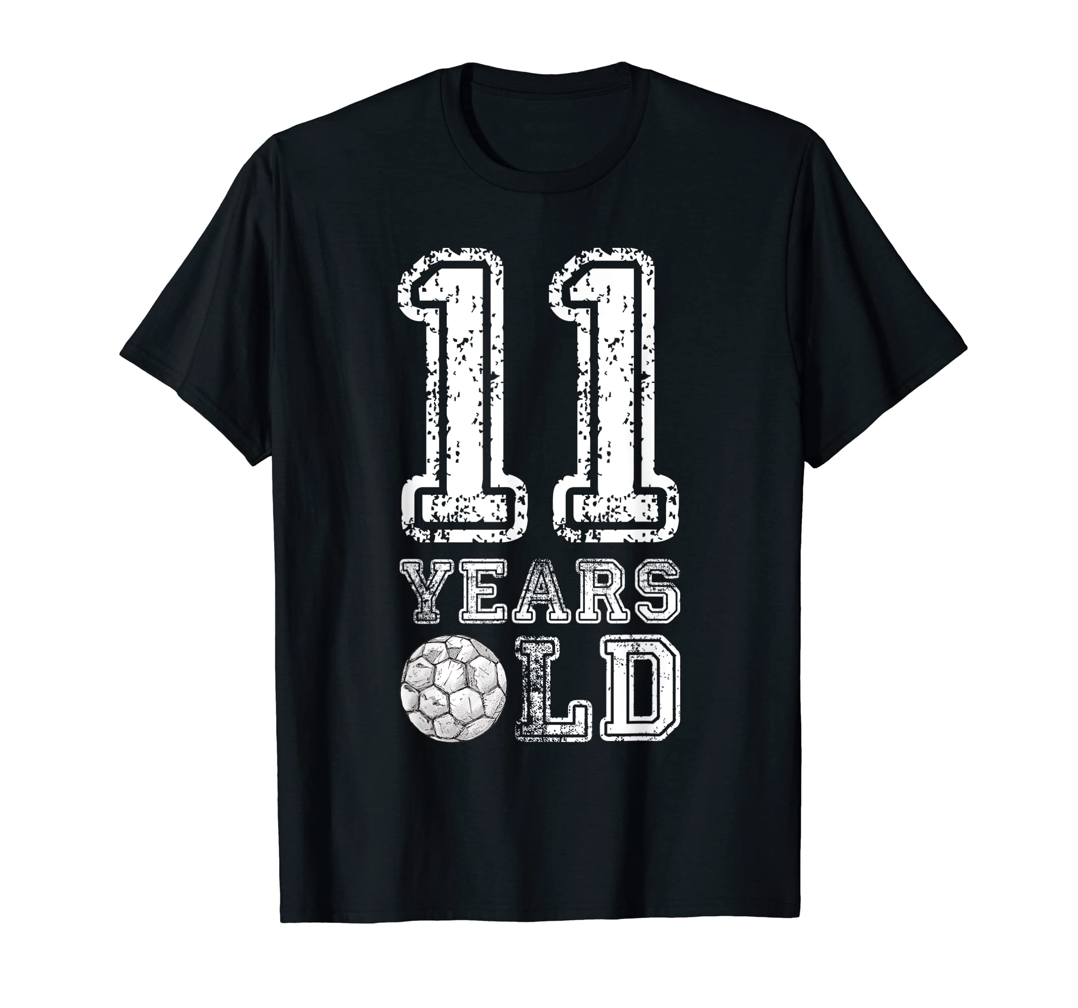 11 Years Old Soccer Sports Birthday T-Shirt - Minimalist Print Men Women - T-Shirt, Sweatshirt, Hoodie