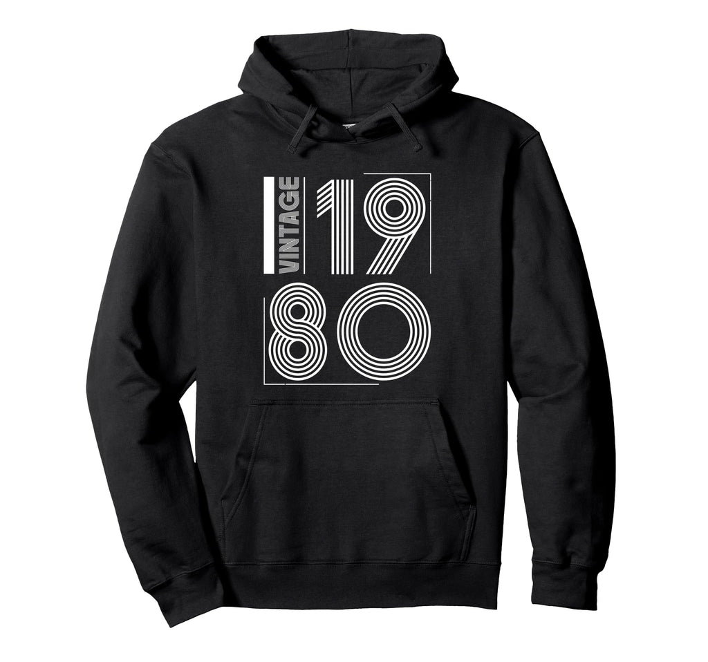 1980 T Shirts Funny 1980 Birthday Hoodie - Minimalist Print Unisex - T-Shirt, Sweatshirt, Hoodie