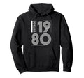 1980 T Shirts Funny 1980 Birthday Hoodie - Minimalist Print Unisex - T-Shirt, Sweatshirt, Hoodie