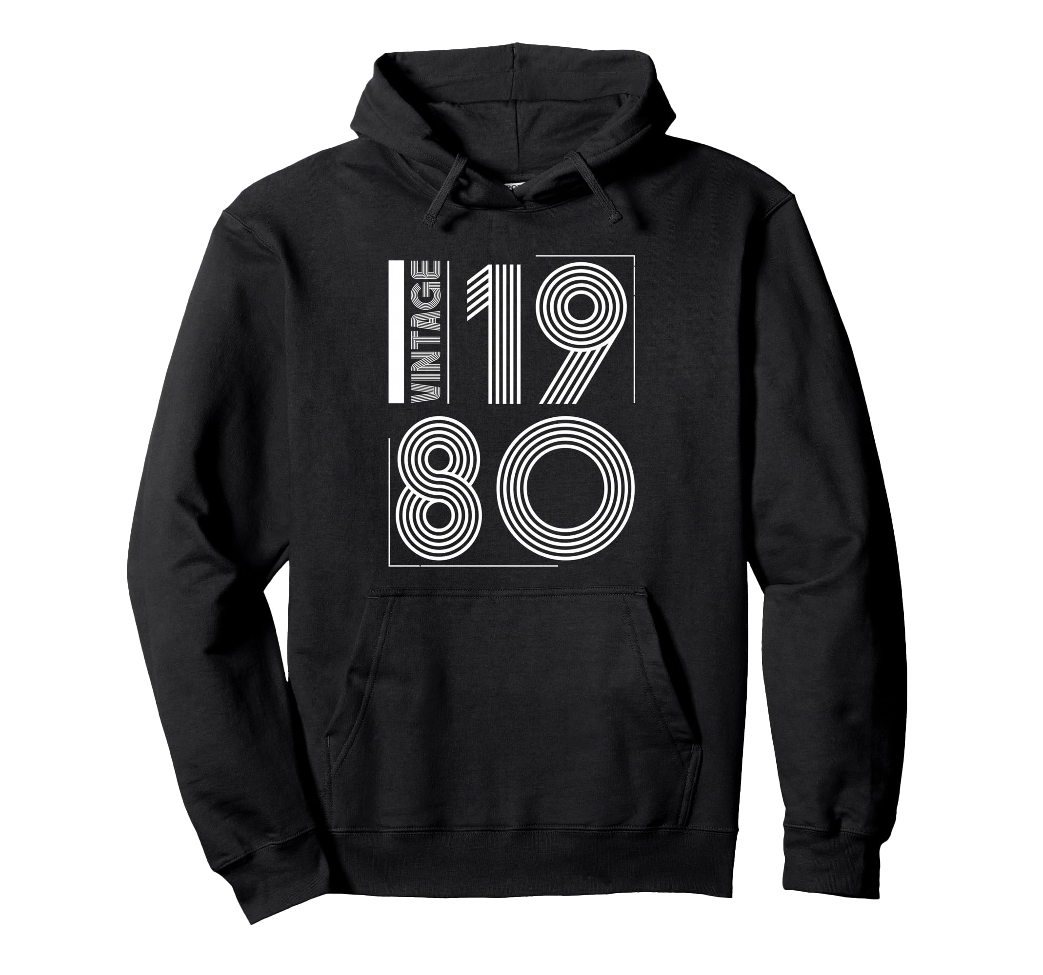 1980 T Shirts Funny 1980 Birthday Hoodie - Minimalist Print Unisex - T-Shirt, Sweatshirt, Hoodie