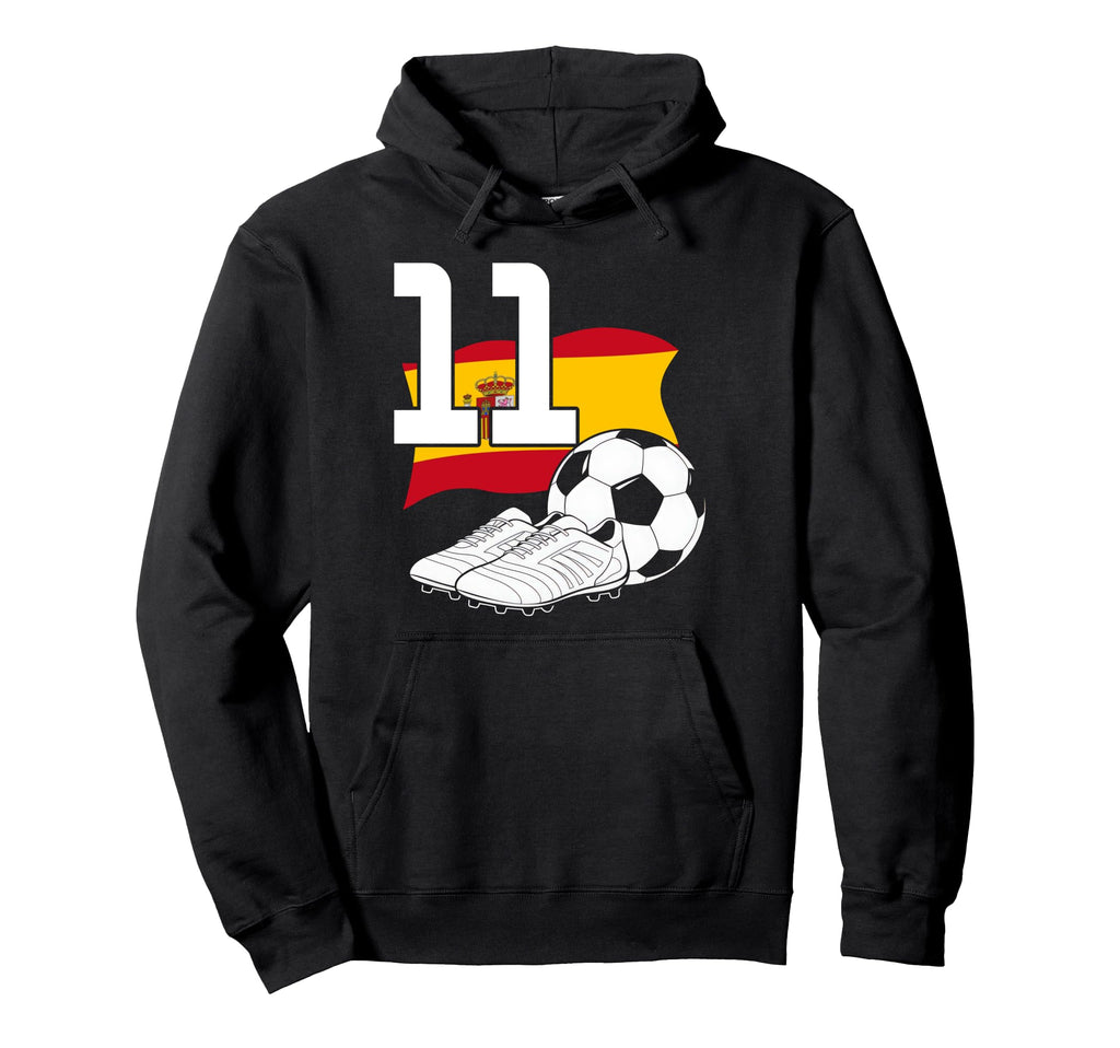 11 Soccer Birthday Gift Soccer Fan Hoodie - Custom Art Print Men Women - T-Shirt, Sweatshirt, Hoodie