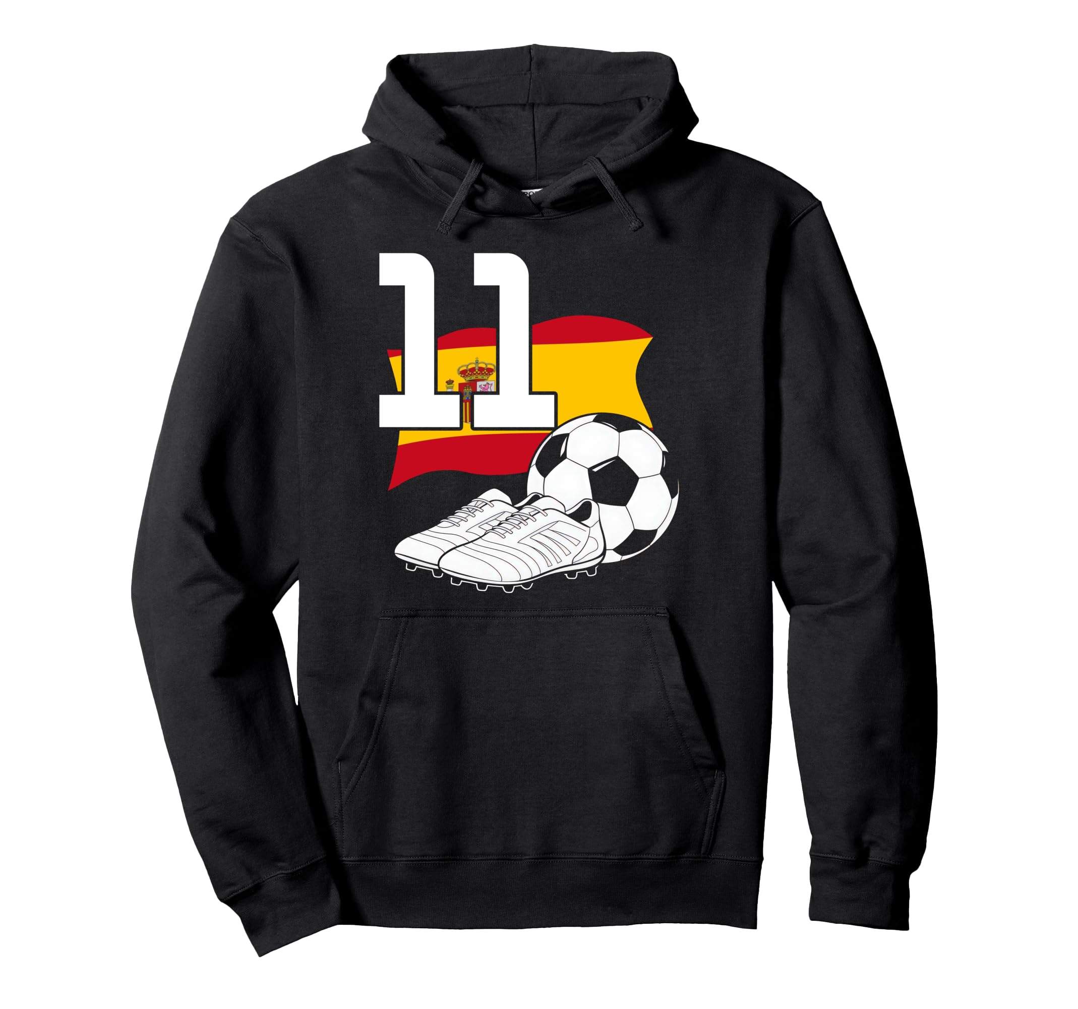 11 Soccer Birthday Gift Soccer Fan Hoodie - Custom Art Print Men Women - T-Shirt, Sweatshirt, Hoodie