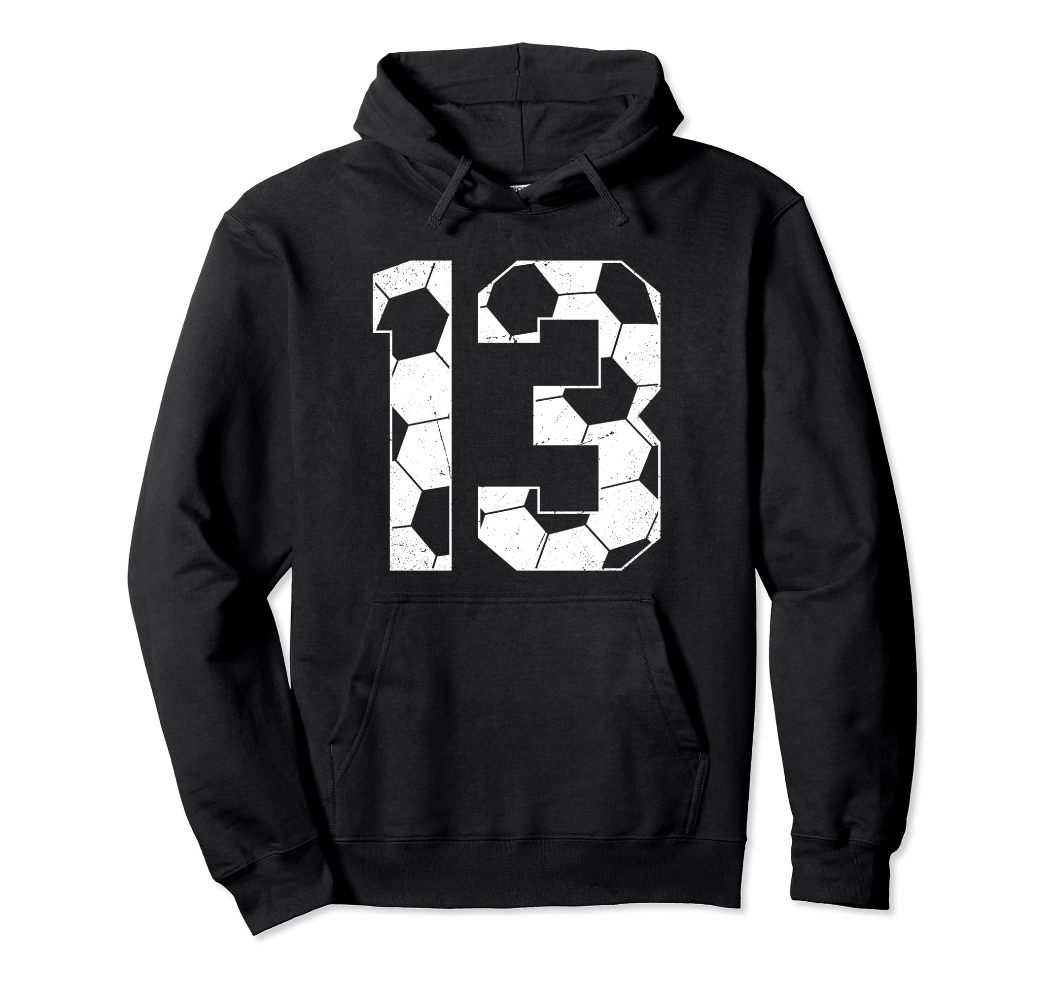 13Th Birthday Soccer Player Football 13 Hoodie - Unique Graphic for Adults - T-Shirt, Sweatshirt, Hoodie