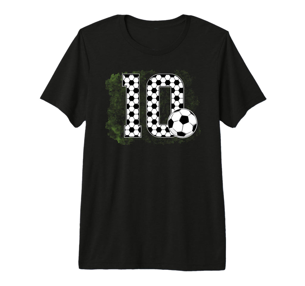 10Th Birthday Soccer Ten Year Old T-Shirt - Unique Graphic for Adults - T-Shirt, Sweatshirt, Hoodie