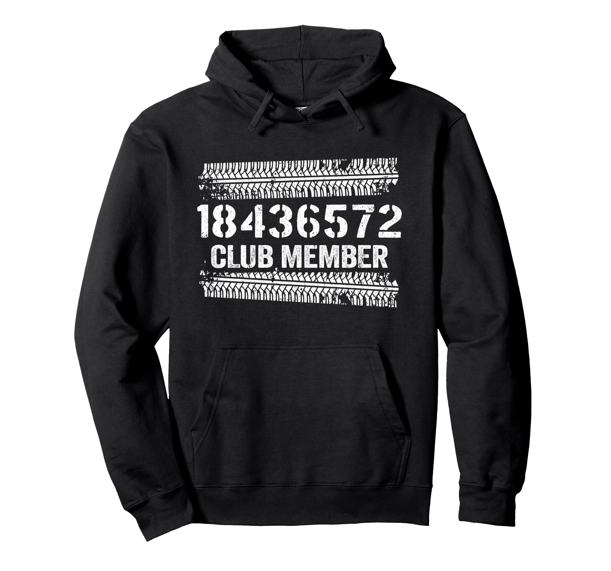 18436572 Club Member V8 Mechanic Big Hoodie - Unique Graphic for Adults - T-Shirt, Sweatshirt, Hoodie