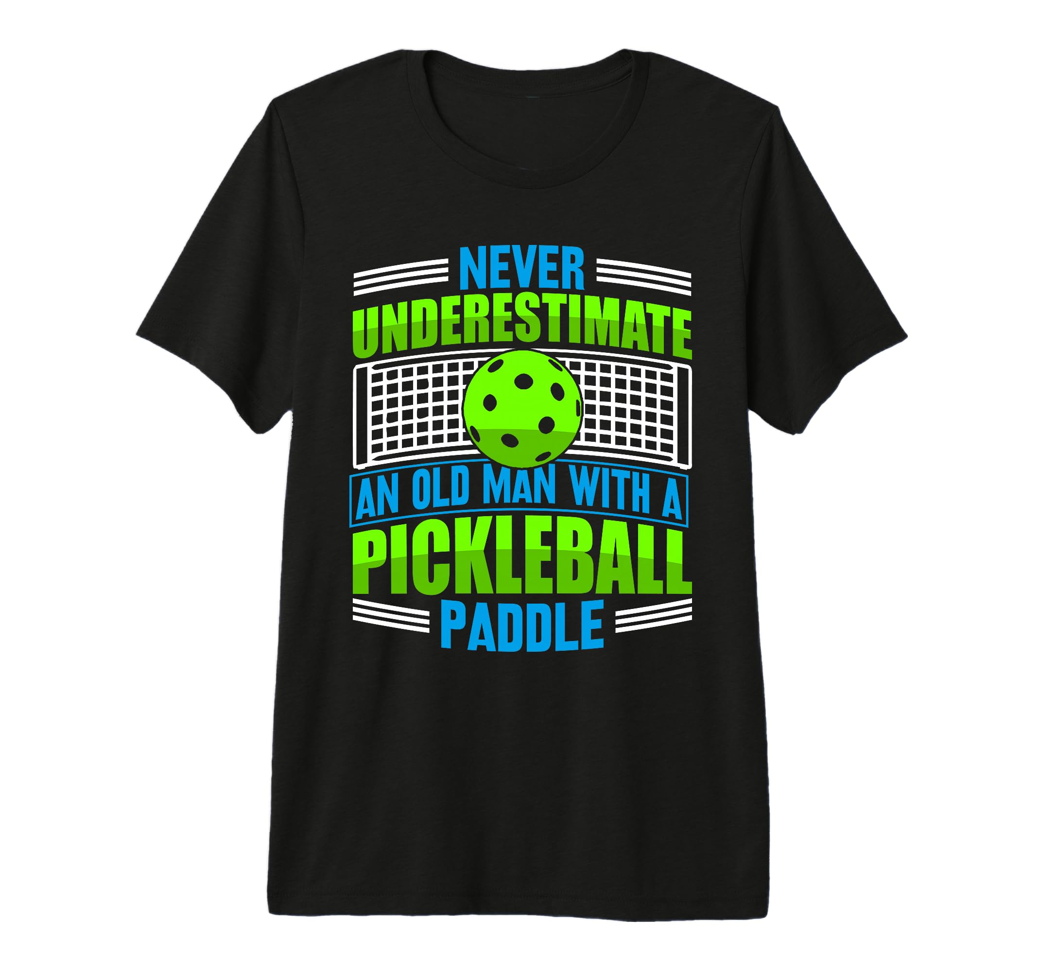 Funny Pickleball Old Grandpa Dad Player T-Shirt - Graphic Print Men Women - T-Shirt, Sweatshirt, Hoodie