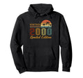 2000 2000 Birthday Hoodie - Novelty Apparel for Adults - T-Shirt, Sweatshirt, Hoodie