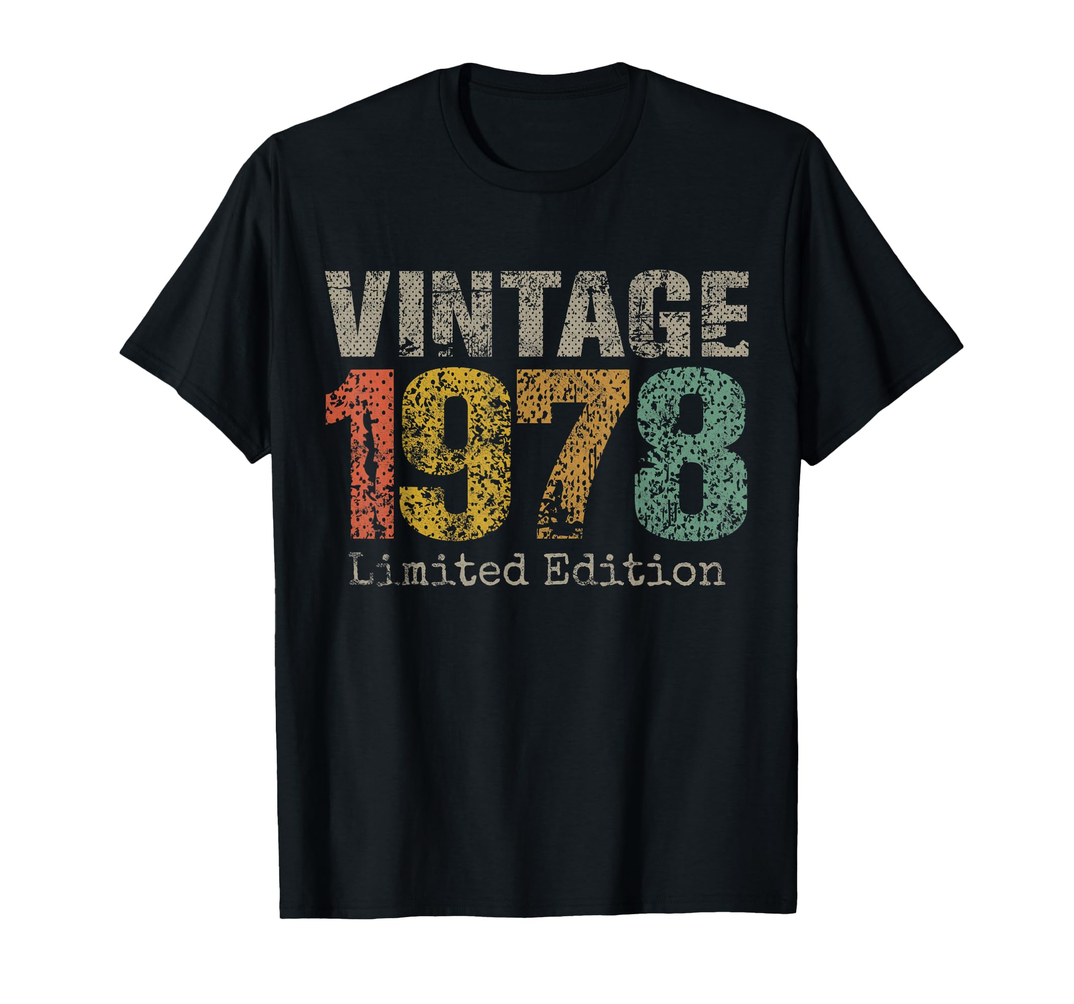1978 Text 48Th Birthday Gift 48 Year T-Shirt - Minimalist Print for Adults - T-Shirt, Sweatshirt, Hoodie