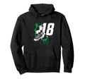 18Th Birthday Soccer Player Football Hoodie - Custom Art Print for Adults - T-Shirt, Sweatshirt, Hoodie