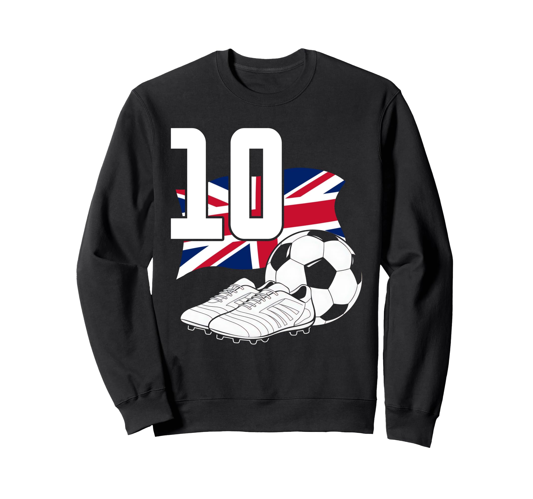 10 Soccer Birthday Gift Soccer Fan Sweatshirt - Trendy Graphic Men Women - T-Shirt, Sweatshirt, Hoodie