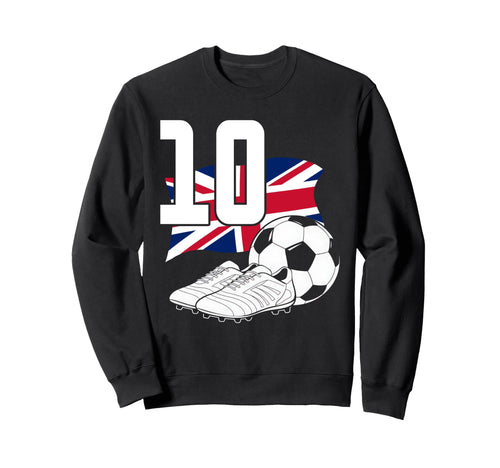 10 Soccer Birthday Gift Soccer Fan Sweatshirt - Trendy Graphic Men Women - T-Shirt, Sweatshirt, Hoodie