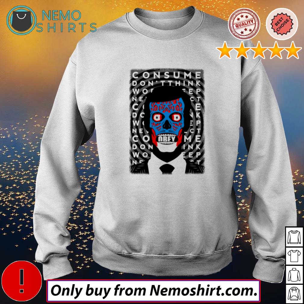 Obey consume don't think - Adult & Kids T-Shirts, Sweatshirts & Hoodies apparel design preview 4