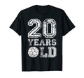 20 Years Old Soccer Sports Birthday T-Shirt - Aesthetic Graphic Unisex - T-Shirt, Sweatshirt, Hoodie
