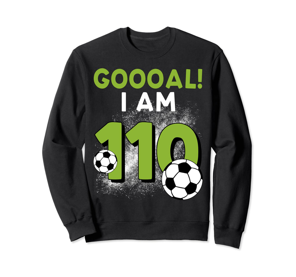 110Th Birthday Soccer Theme Sweatshirt - Aesthetic Graphic Men Women - T-Shirt, Sweatshirt, Hoodie