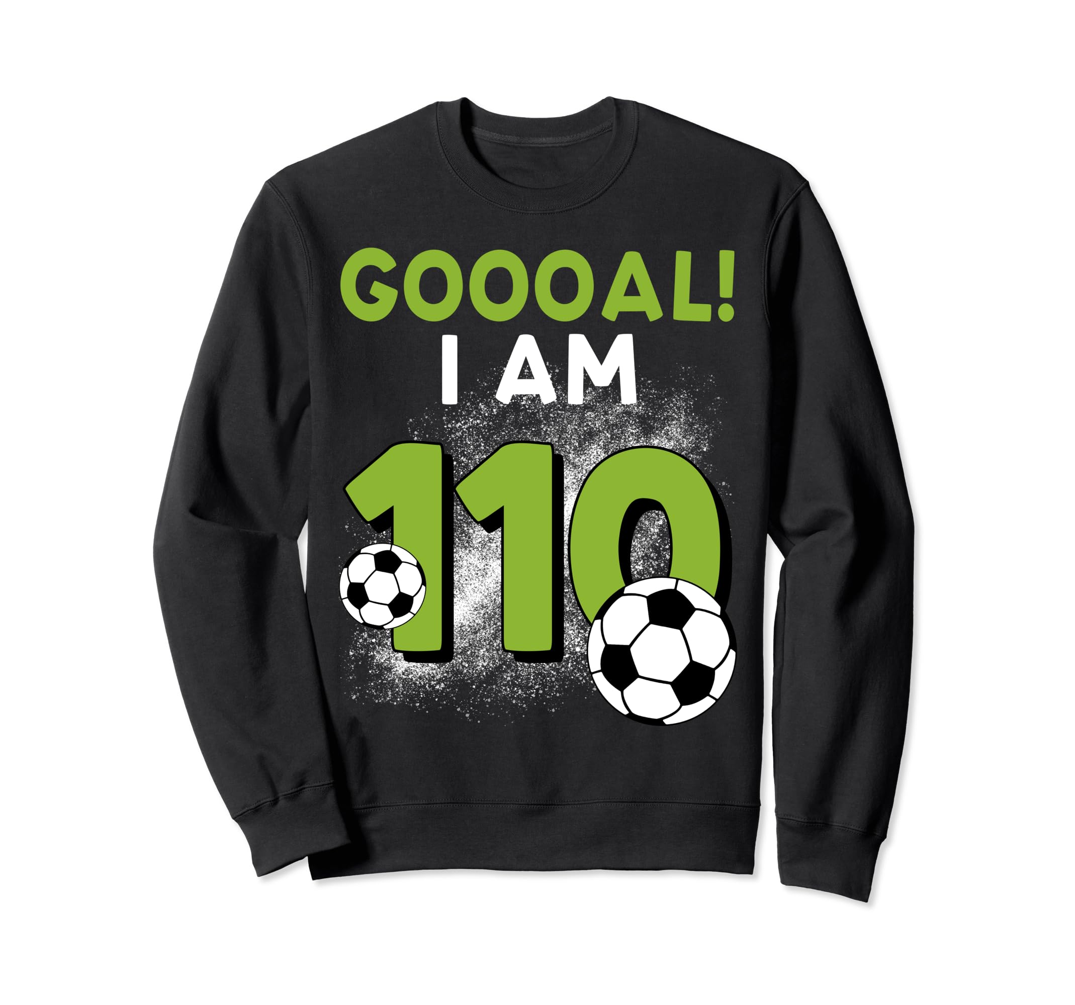 110Th Birthday Soccer Theme Sweatshirt - Aesthetic Graphic Men Women - T-Shirt, Sweatshirt, Hoodie