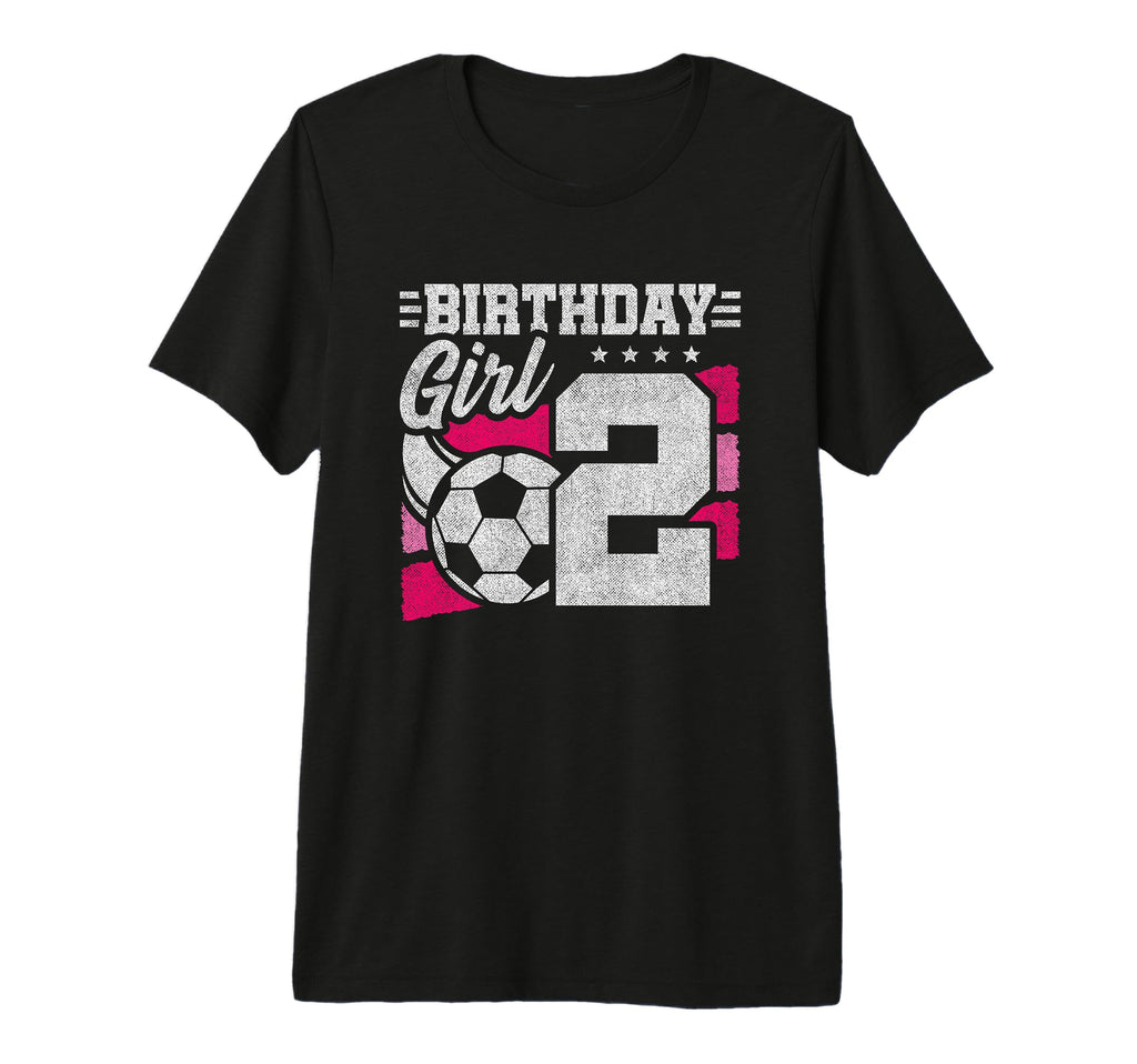 2 Year Old Soccer Birthday 2Nd T-Shirt - Custom Art Print for Adults - T-Shirt, Sweatshirt, Hoodie