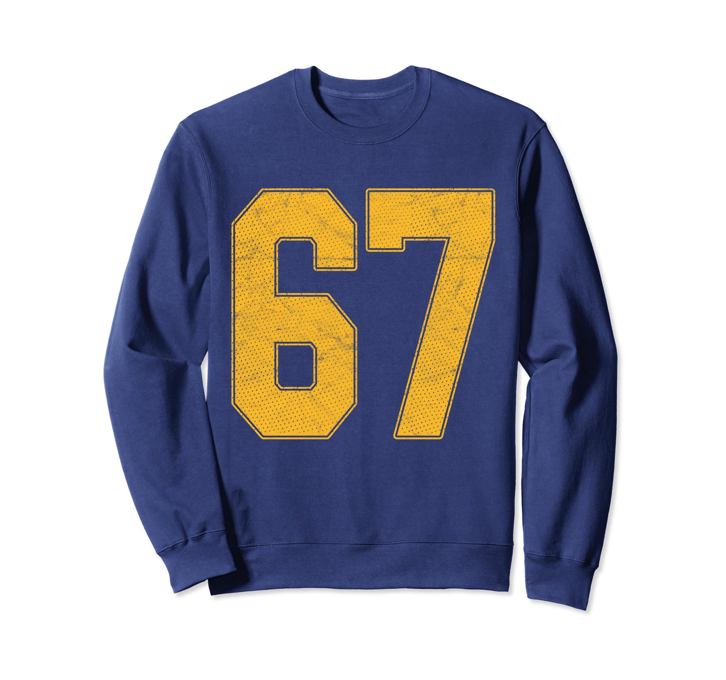 Number 67 Numbered Uniform Sports Team Sweatshirt - Novelty Apparel Unisex - T-Shirt, Sweatshirt, Hoodie