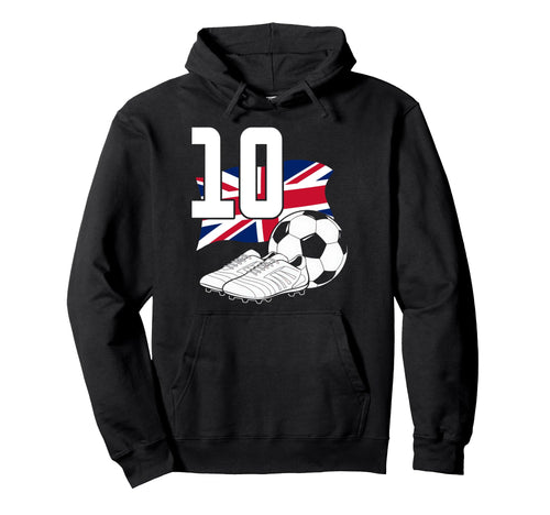 10 Soccer Birthday Gift Soccer Fan Hoodie - Aesthetic Graphic for Adults - T-Shirt, Sweatshirt, Hoodie