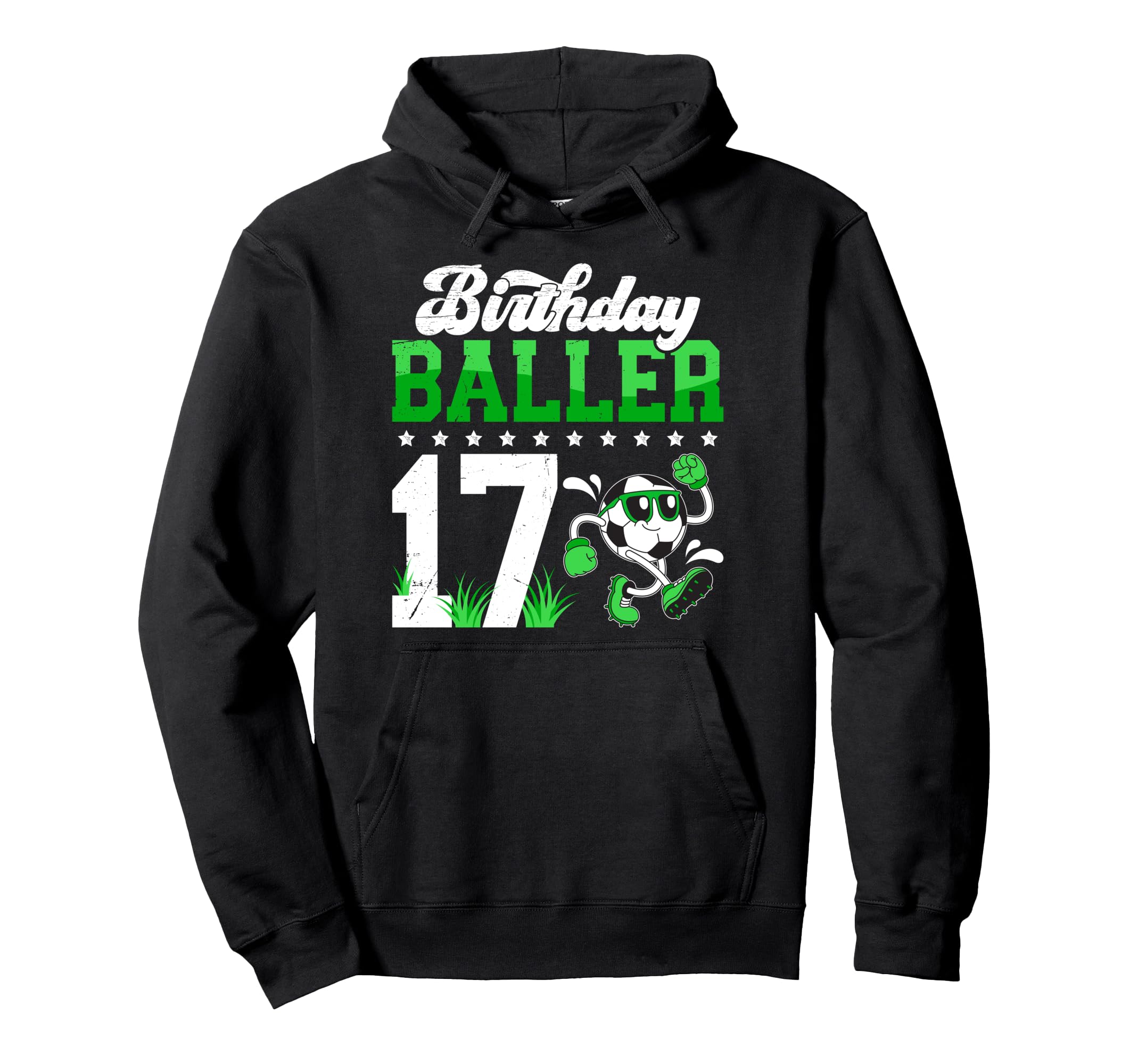 17Th Soccer Birthday Party Seventeen Hoodie - Streetwear Style Men Women - T-Shirt, Sweatshirt, Hoodie