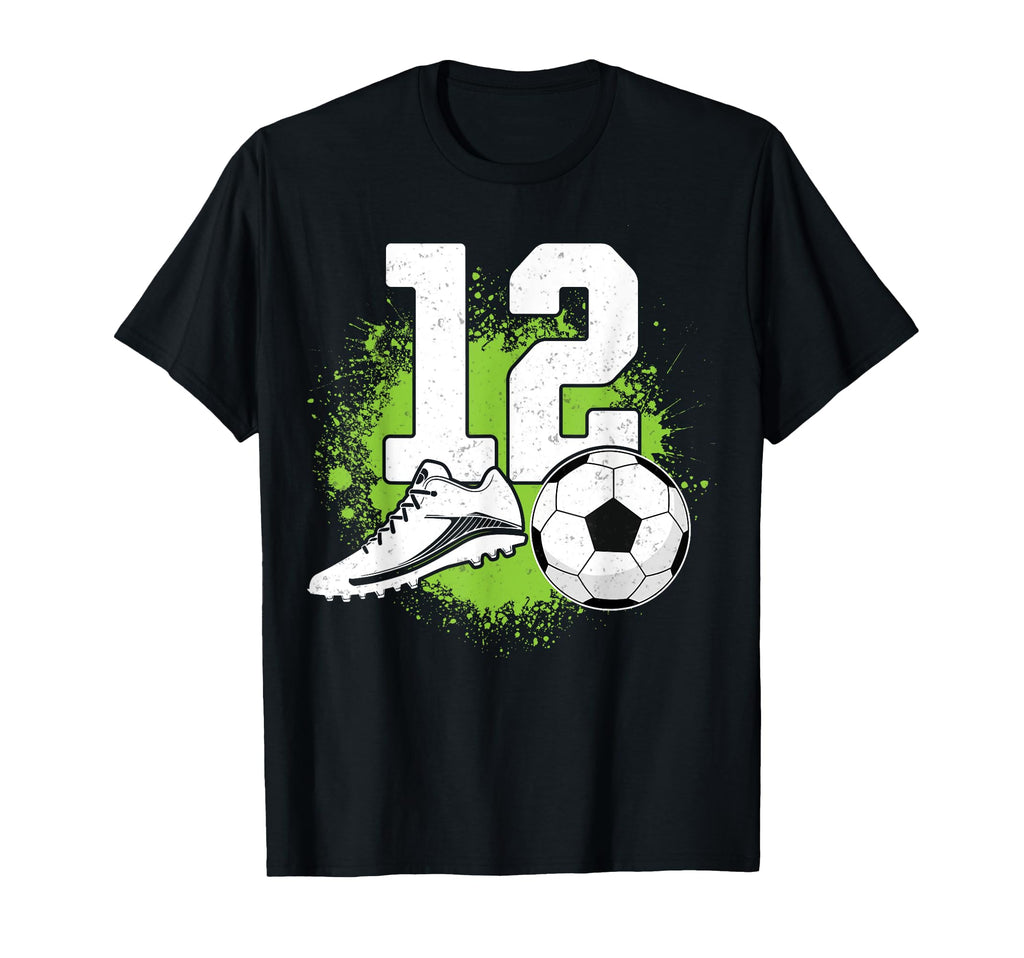 12Th Birthday Soccer Lover Sports 12 T-Shirt - Fun Novelty Design Unisex - T-Shirt, Sweatshirt, Hoodie