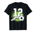 12Th Birthday Soccer Lover Sports 12 T-Shirt - Fun Novelty Design Unisex - T-Shirt, Sweatshirt, Hoodie