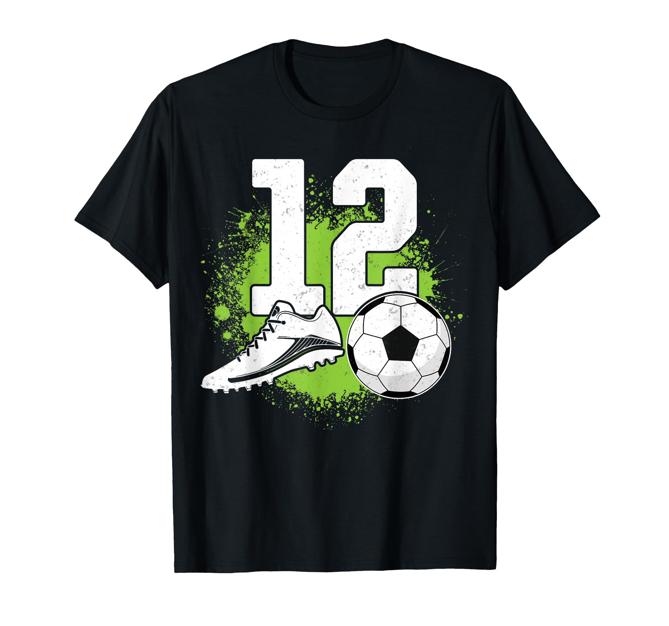 12Th Birthday Soccer Lover Sports 12 T-Shirt - Fun Novelty Design Unisex - T-Shirt, Sweatshirt, Hoodie