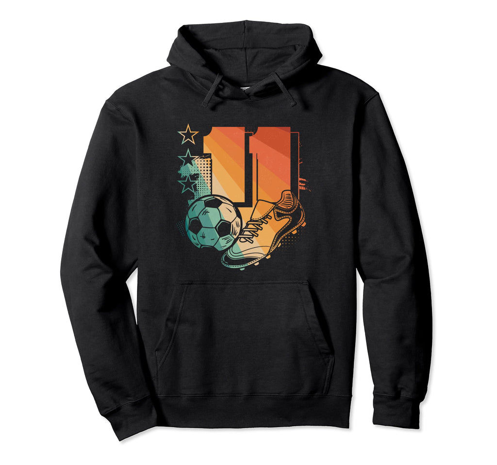 11Th Birthday Soccer Player Football 11 Hoodie - Minimalist Print Unisex - T-Shirt, Sweatshirt, Hoodie