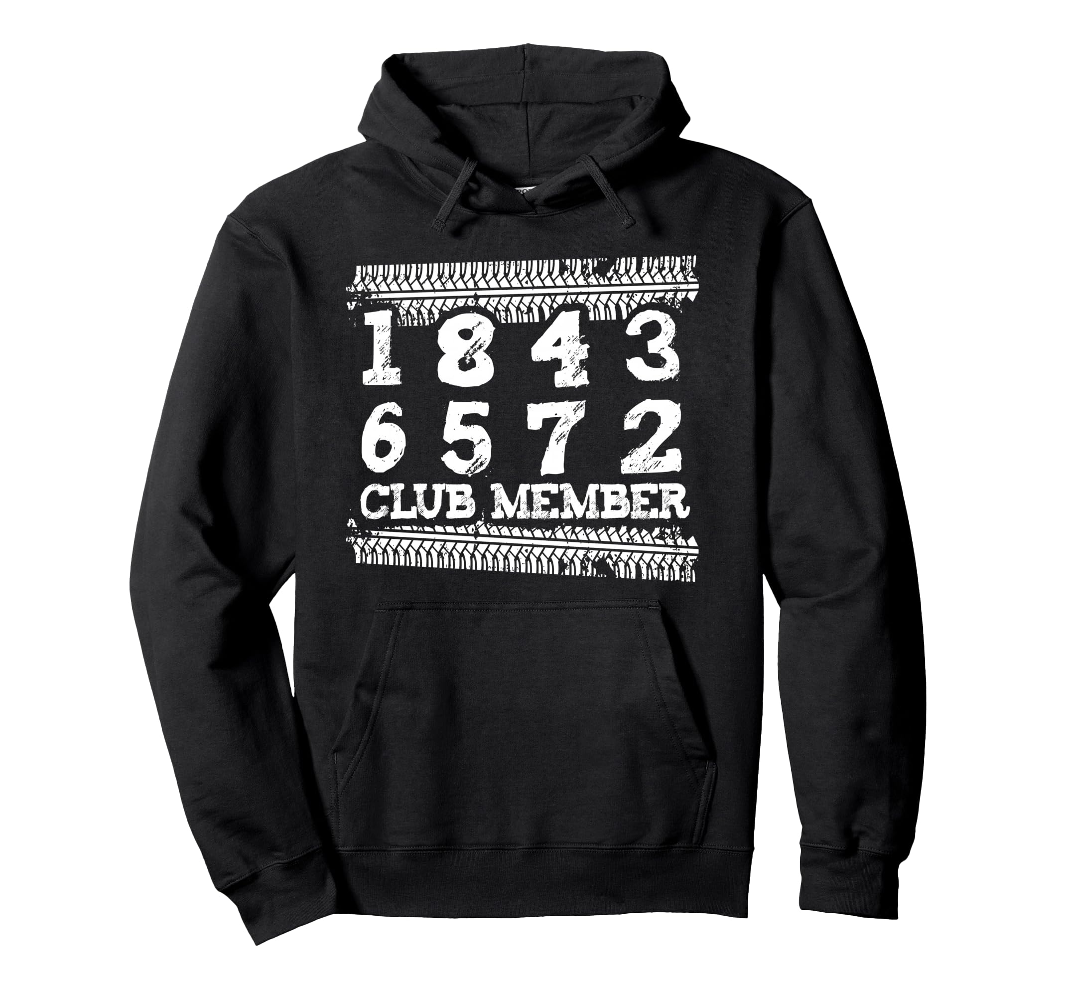 18436572 Club Member V8 Mechanic Big Hoodie - Custom Art Print Men Women - T-Shirt, Sweatshirt, Hoodie
