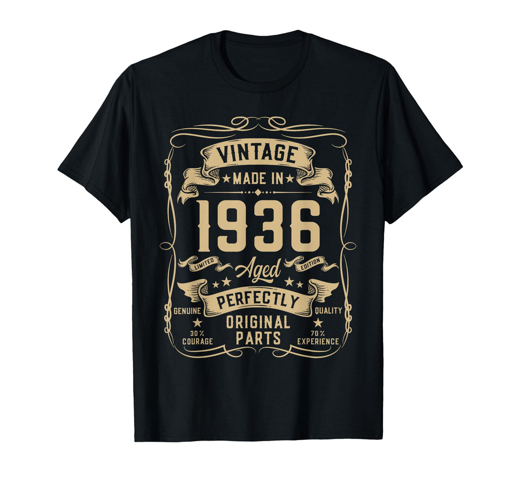 1936 90Yr 90Th Birthday Gifts 90 T-Shirt - Casual Everyday Wear for Adults - T-Shirt, Sweatshirt, Hoodie