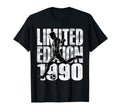 1990 Soccer Birthday 1990 T-Shirt - Minimalist Print Men Women - T-Shirt, Sweatshirt, Hoodie