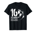 16Th Birthday Soccer Player Football 16 T-Shirt - Streetwear Style Unisex - T-Shirt, Sweatshirt, Hoodie