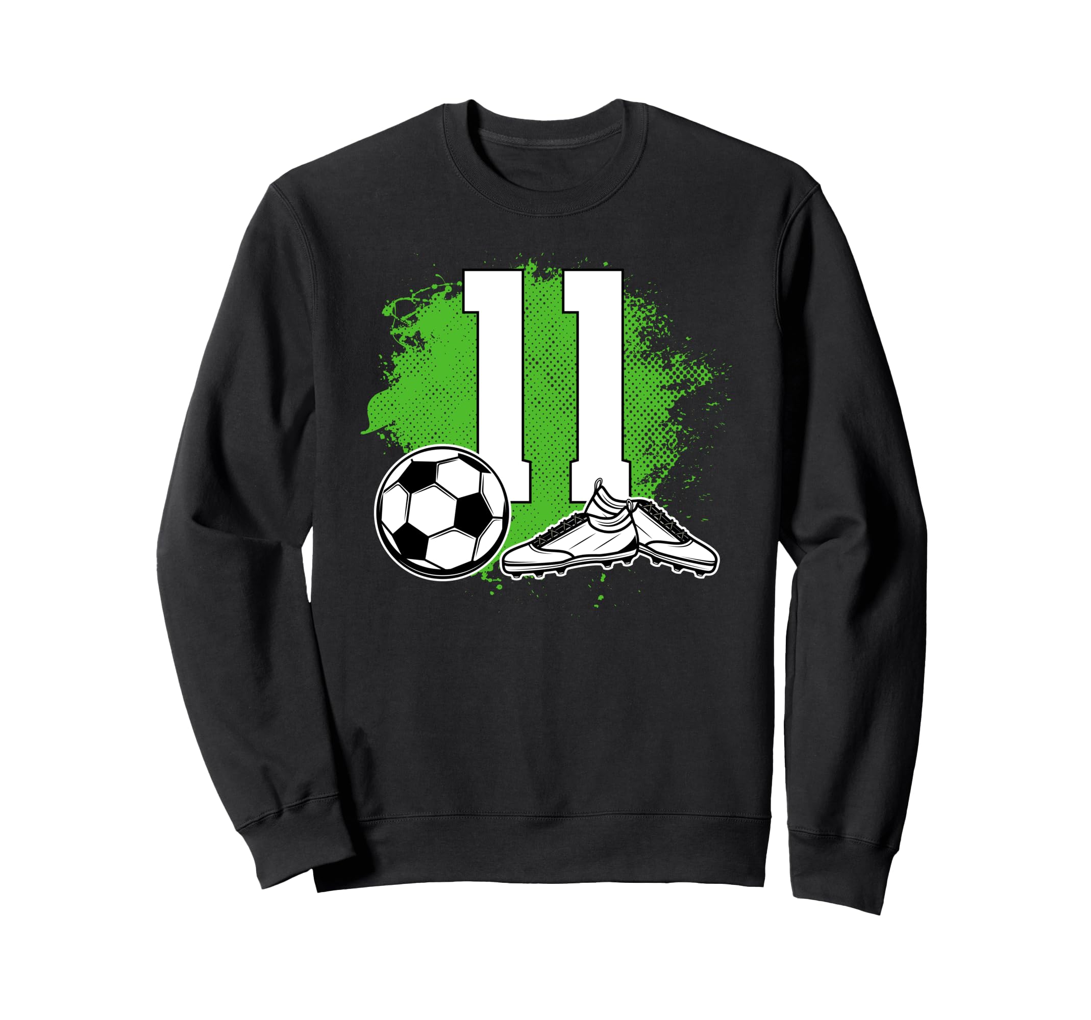 11Th Birthday Soccer Eleven Sweatshirt - Fun Novelty Design for Adults - T-Shirt, Sweatshirt, Hoodie